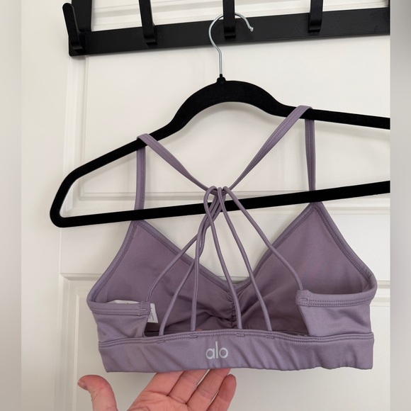 ALO Yoga Other - ALO Yoga Mauve Strappy Sports Bra
